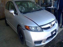 2009 HONDA CIVIC, LX MODEL, SILVER, 1.8L, AT.  A26272